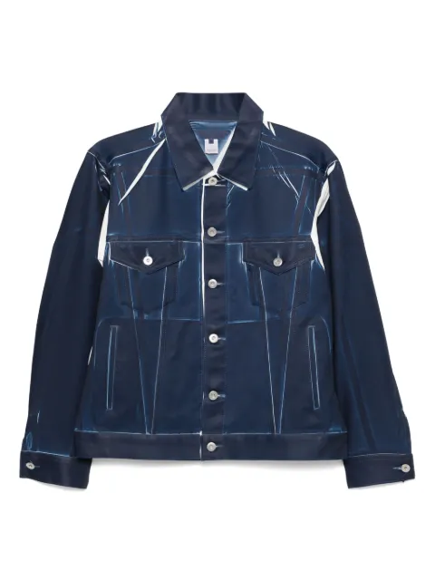 Comme Des Garçons Shirt denim-print jacket