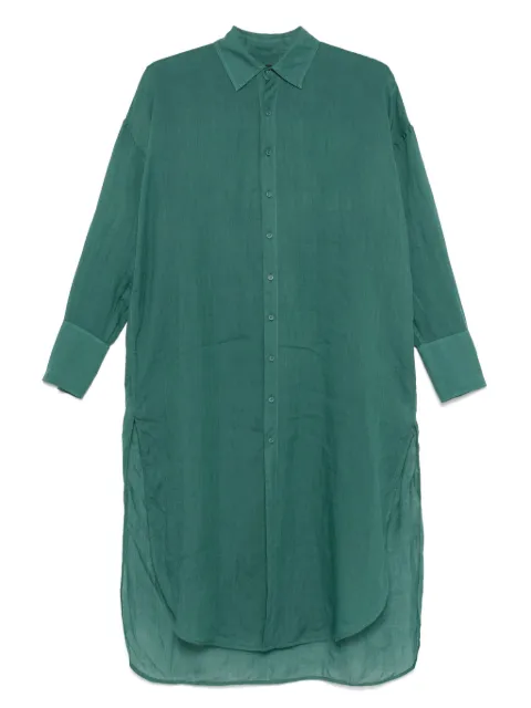 Fisico vestido midi de canalé con cuello