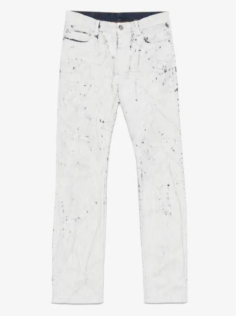 MM6 Maison Margiela cracked-effect jeans