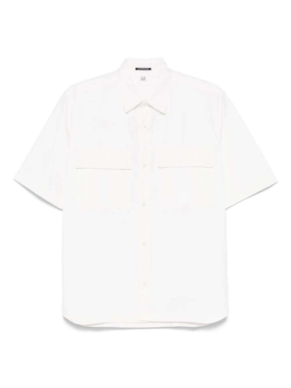C.P. Company gabardine shortleeved shirt | White | Image 1