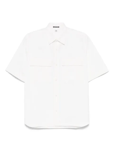C.P. Company camisa estilo gabardina manga corta