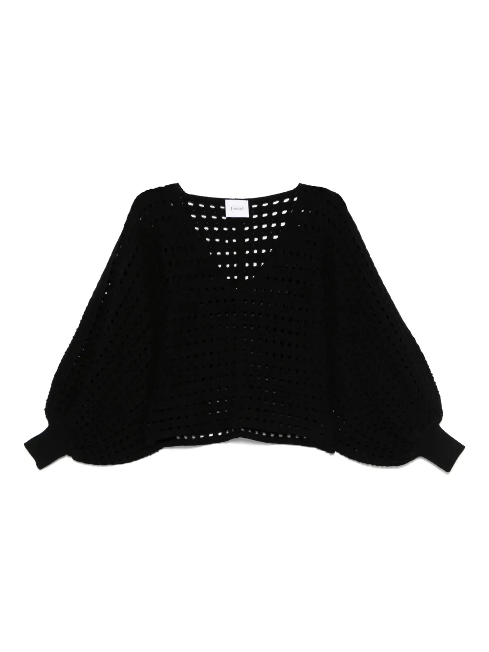 open-knit sweater