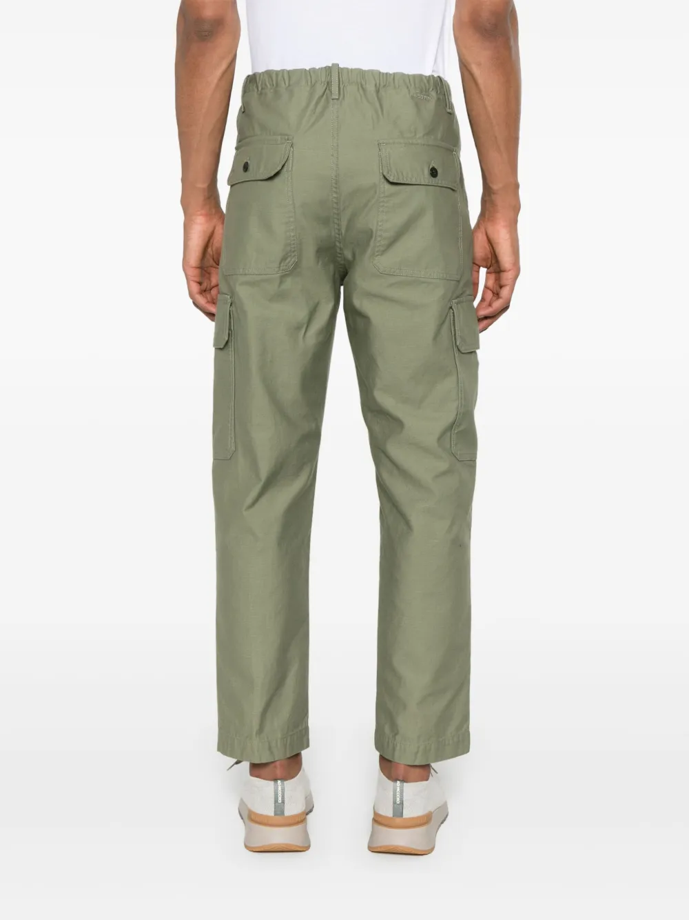 Incotex Broek met toelopende pijpen Groen