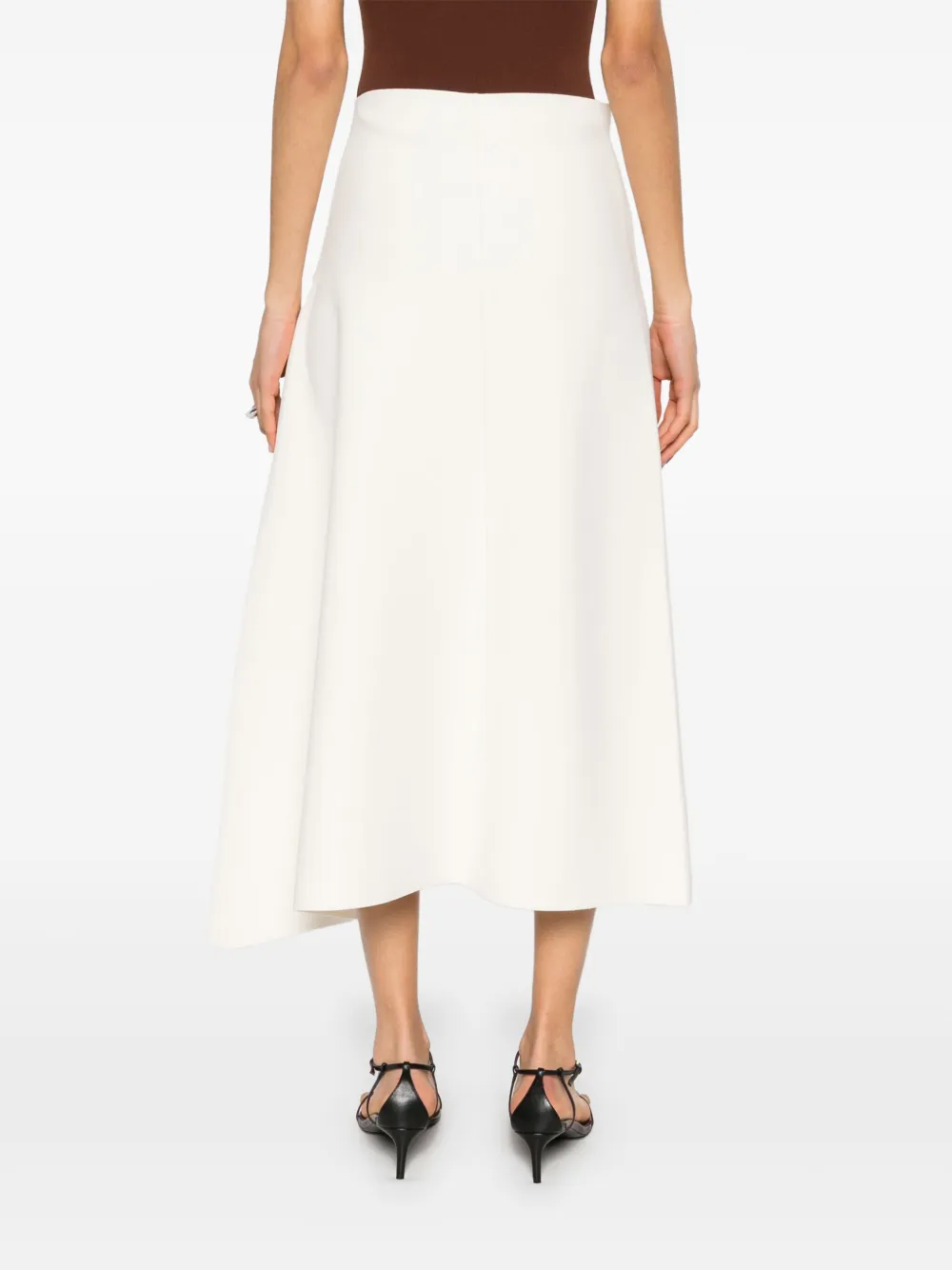Jil Sander Gebreide maxi-rok Beige
