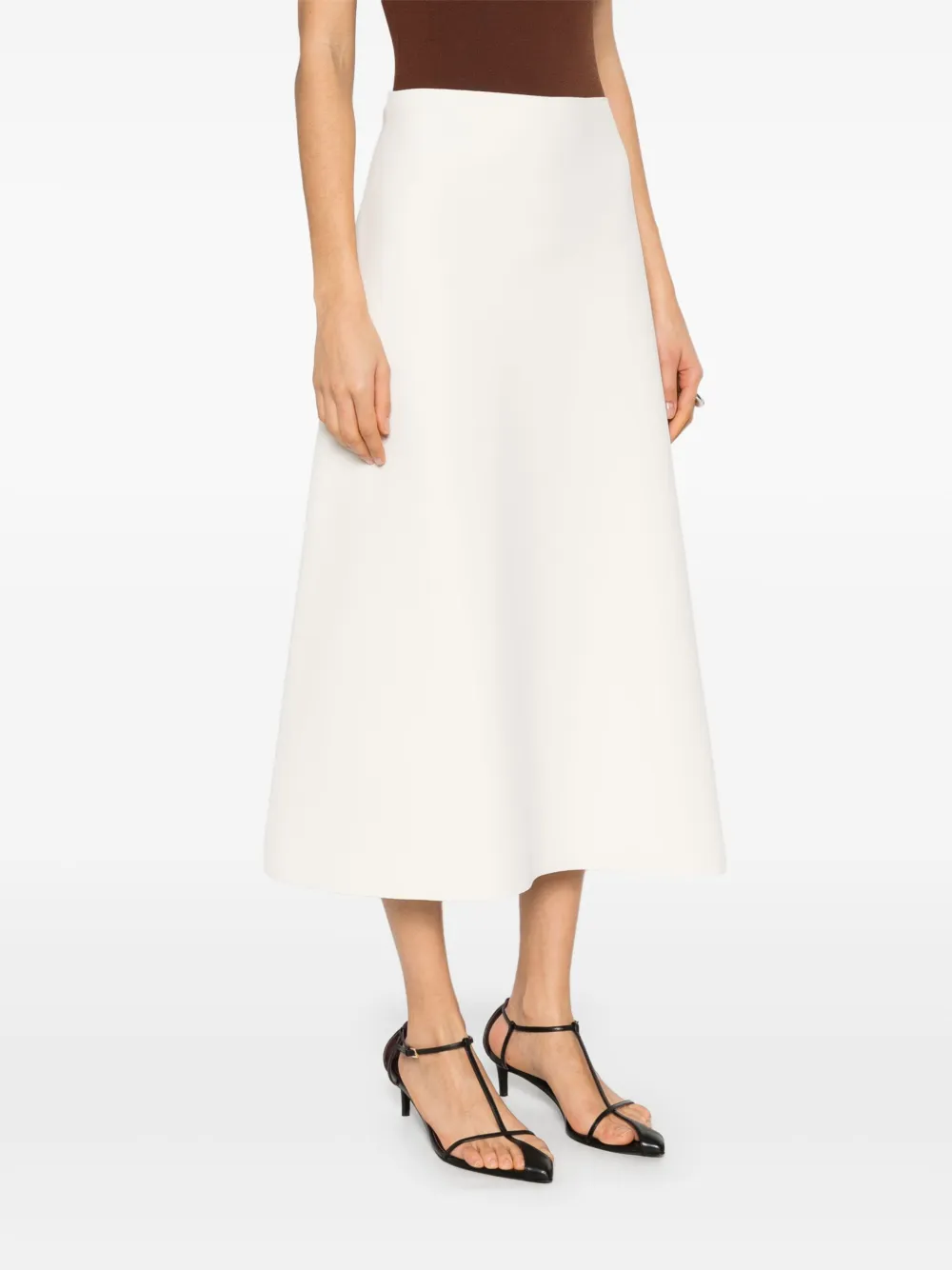 Jil Sander Gebreide maxi-rok Beige
