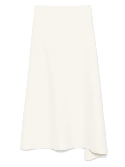 Jil Sander falda larga tejida