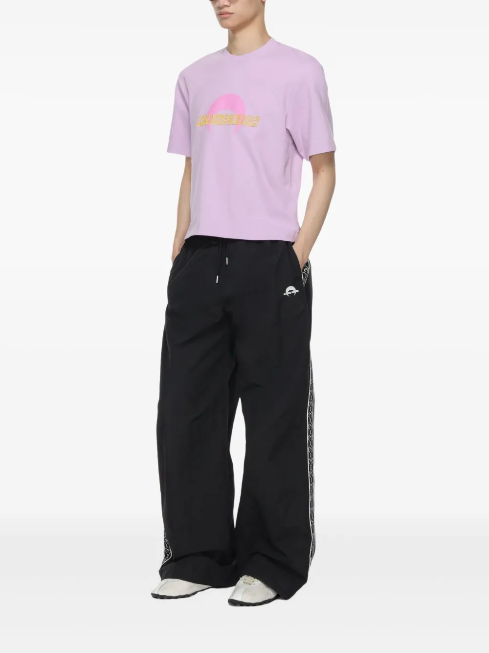 Marine Serre Sport T-shirt Roze