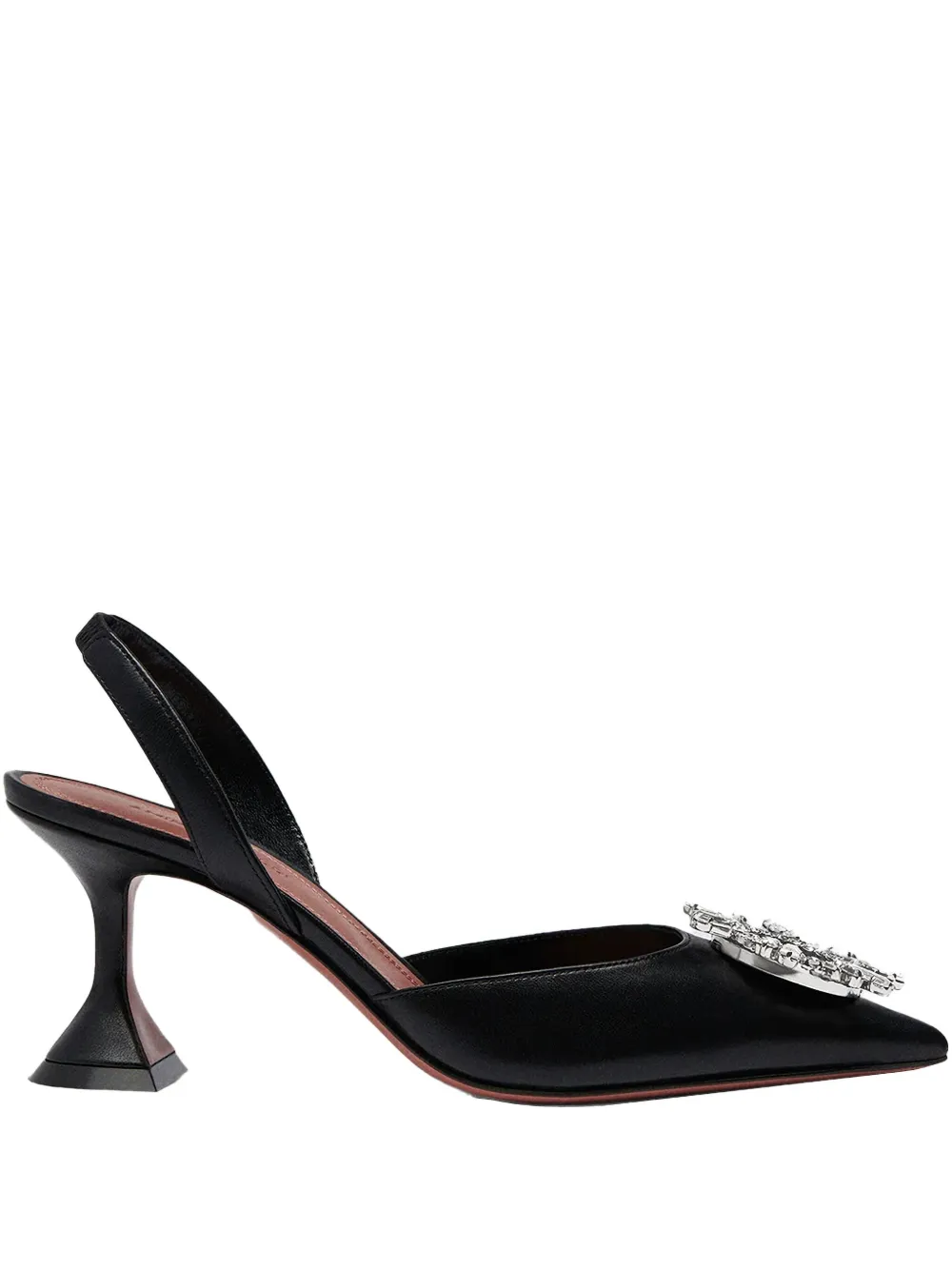 Amina Muaddi 70mm Begum pumps Zwart