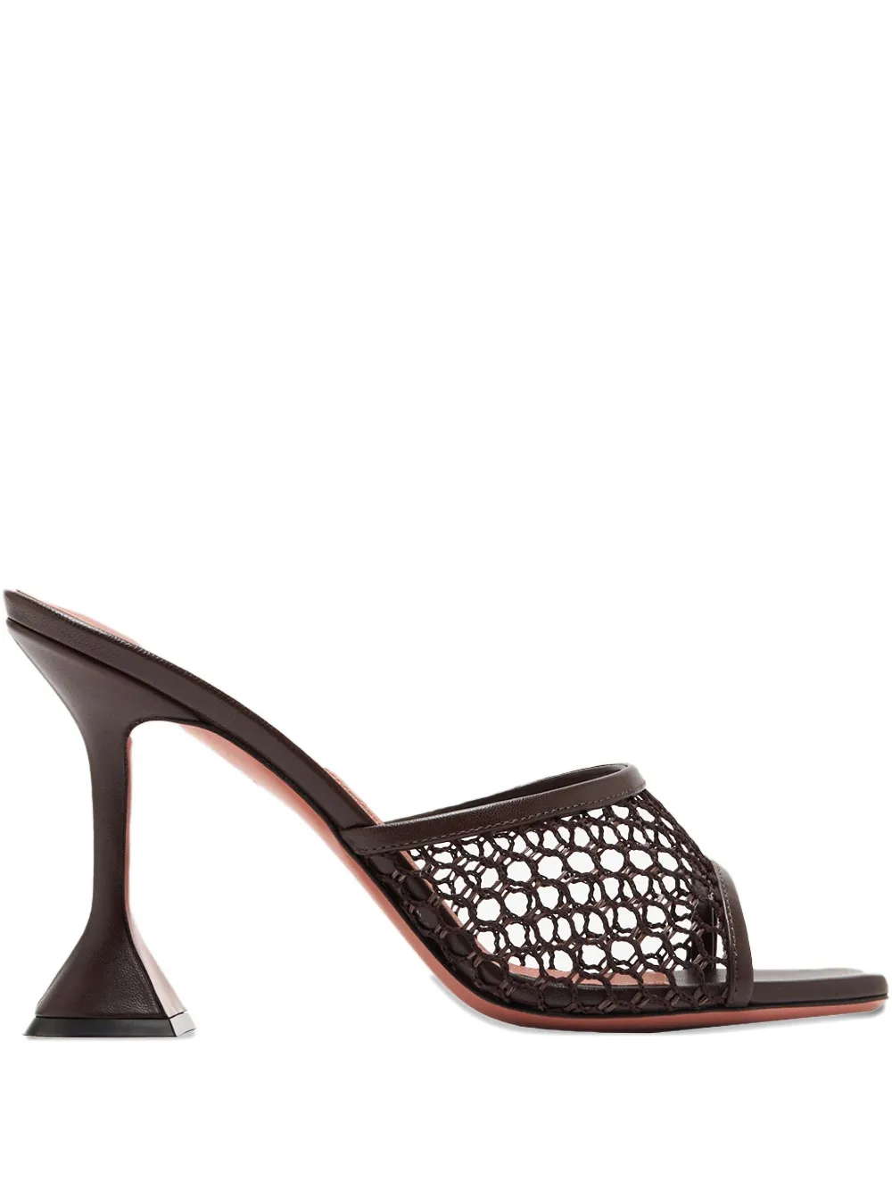 Amina Muaddi 95mm Lupita sandals - ブラウン Amina Muaddi 95mm Lupita sandals - ブラウン