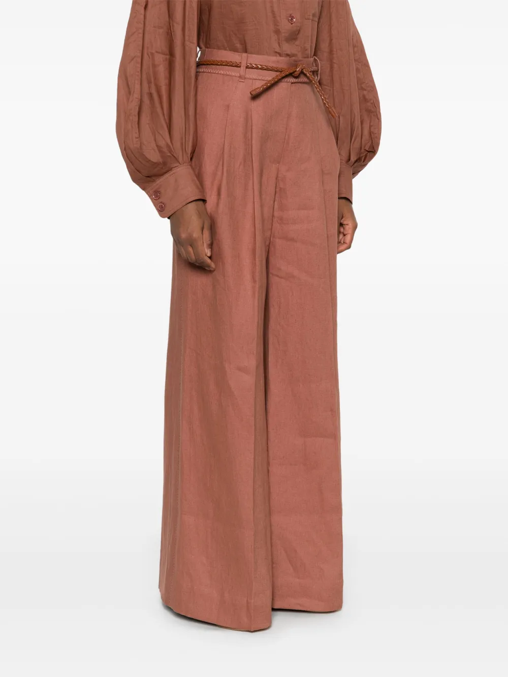 ZIMMERMANN Illuminate broek Bruin