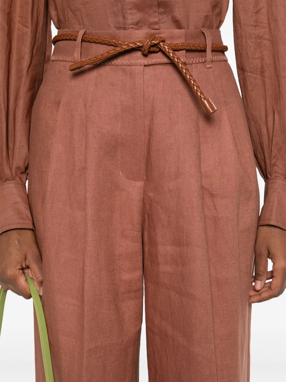 ZIMMERMANN Illuminate broek Bruin
