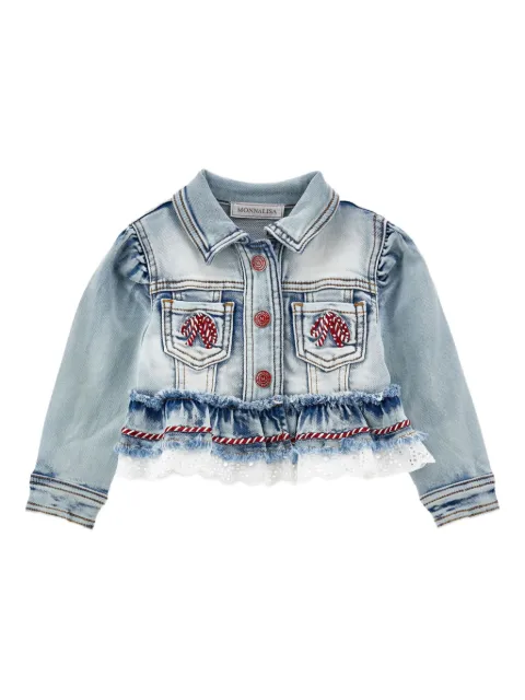 Monnalisa Gekürzte Jeansjacke