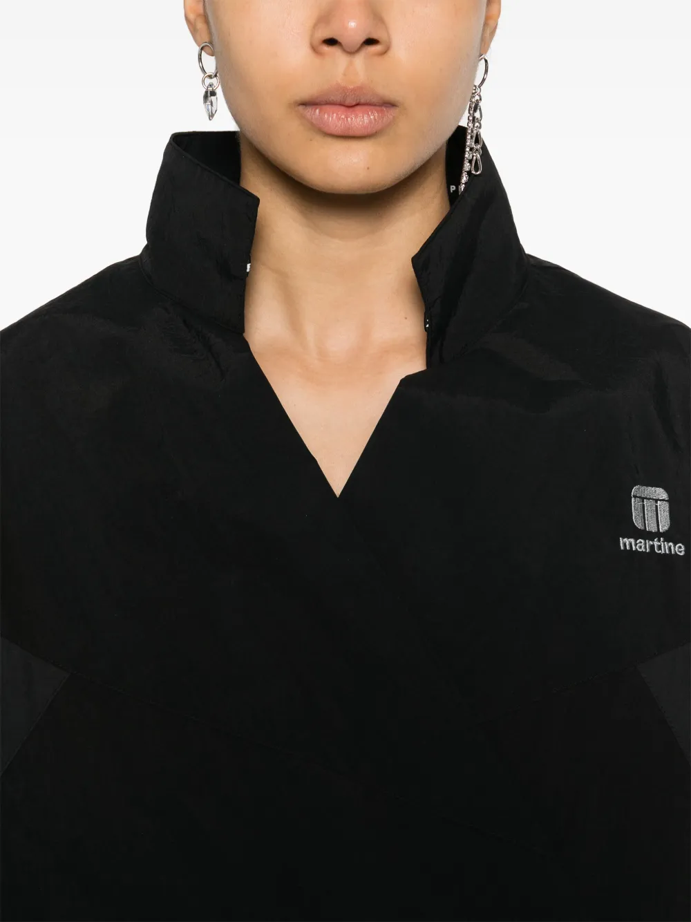 MARTINE ROSE WRAP SPORTS BODYSUIT