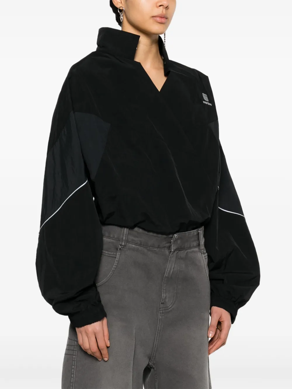 MARTINE ROSE WRAP SPORTS BODYSUIT