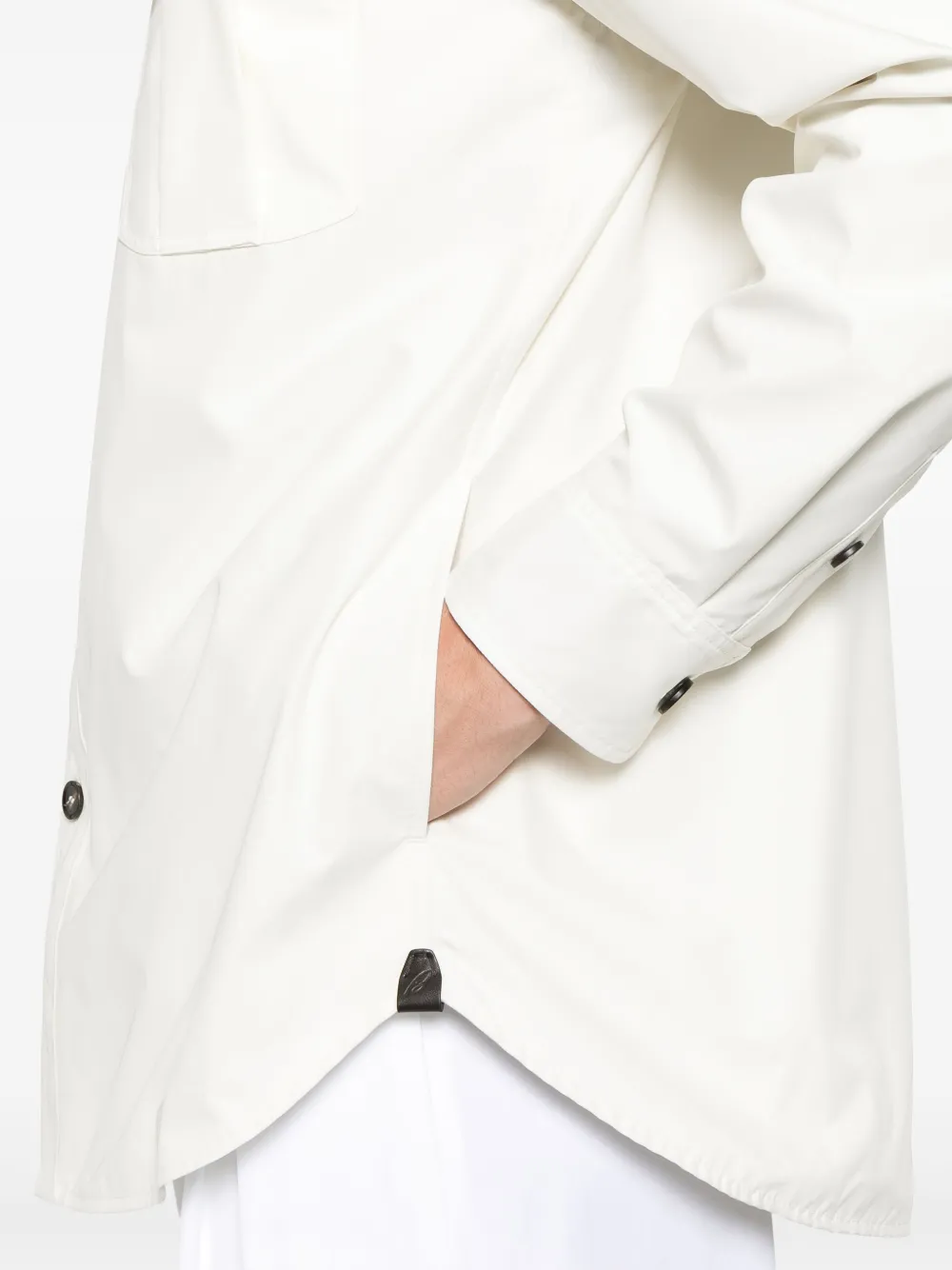 Brioni Zijden shirtjack Wit