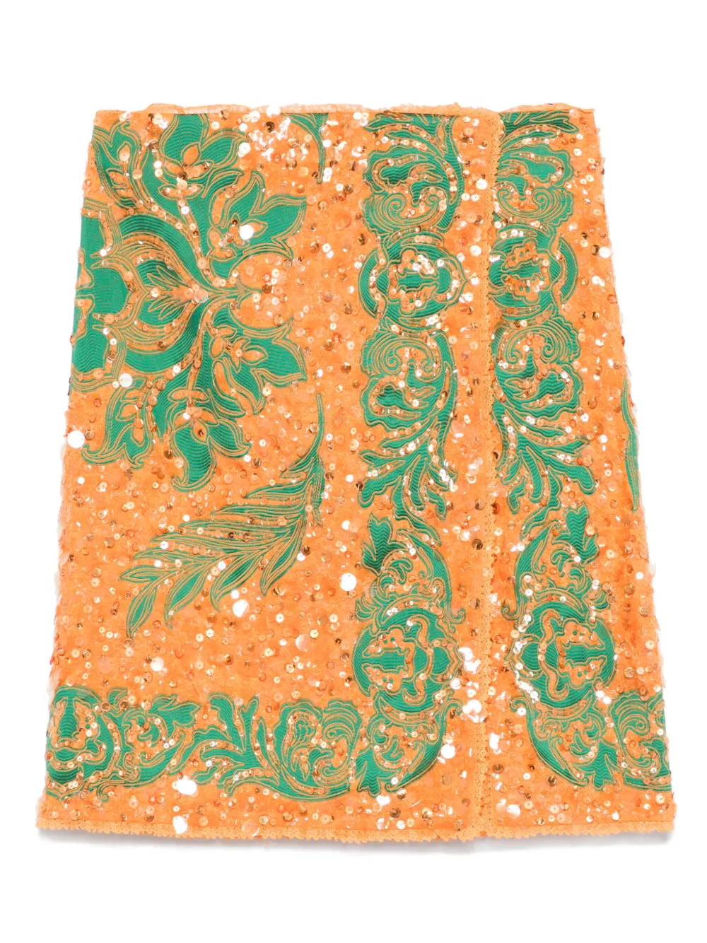 ETRO Mini-rok met pailletten Oranje