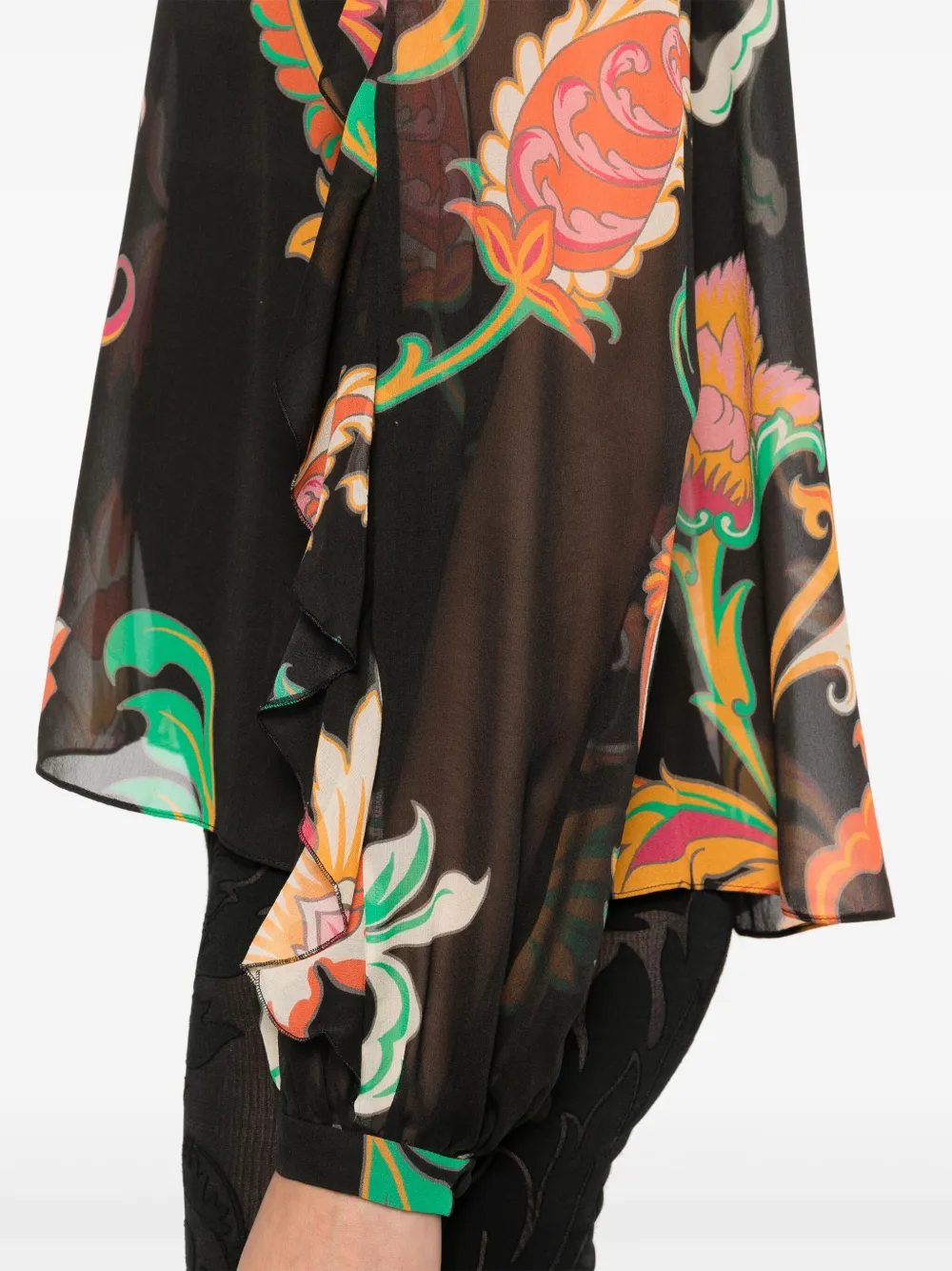 ETRO Zijden blouse Zwart