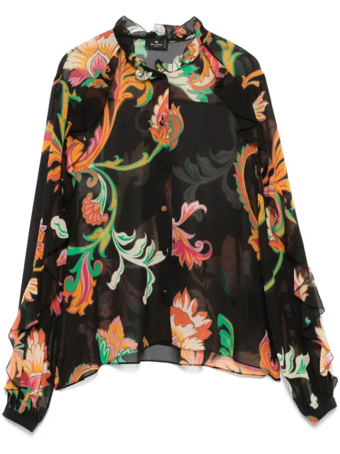 ETRO blusa de seda