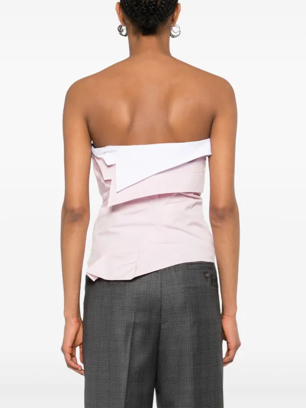 Miu Miu Poplin Top | Pink | FARFETCH