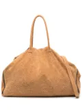 Medea leather tote bag - Brown