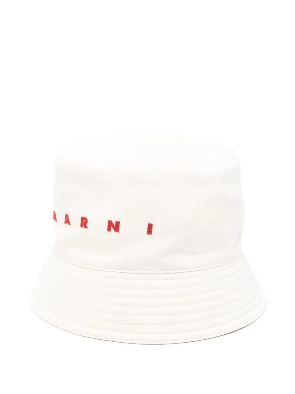 logo-embroidered bucket hat