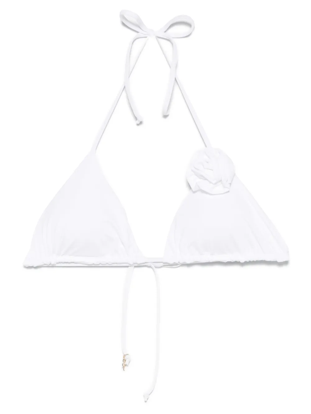 Fisico top de bikini con apliques florales | blanco | Image 1