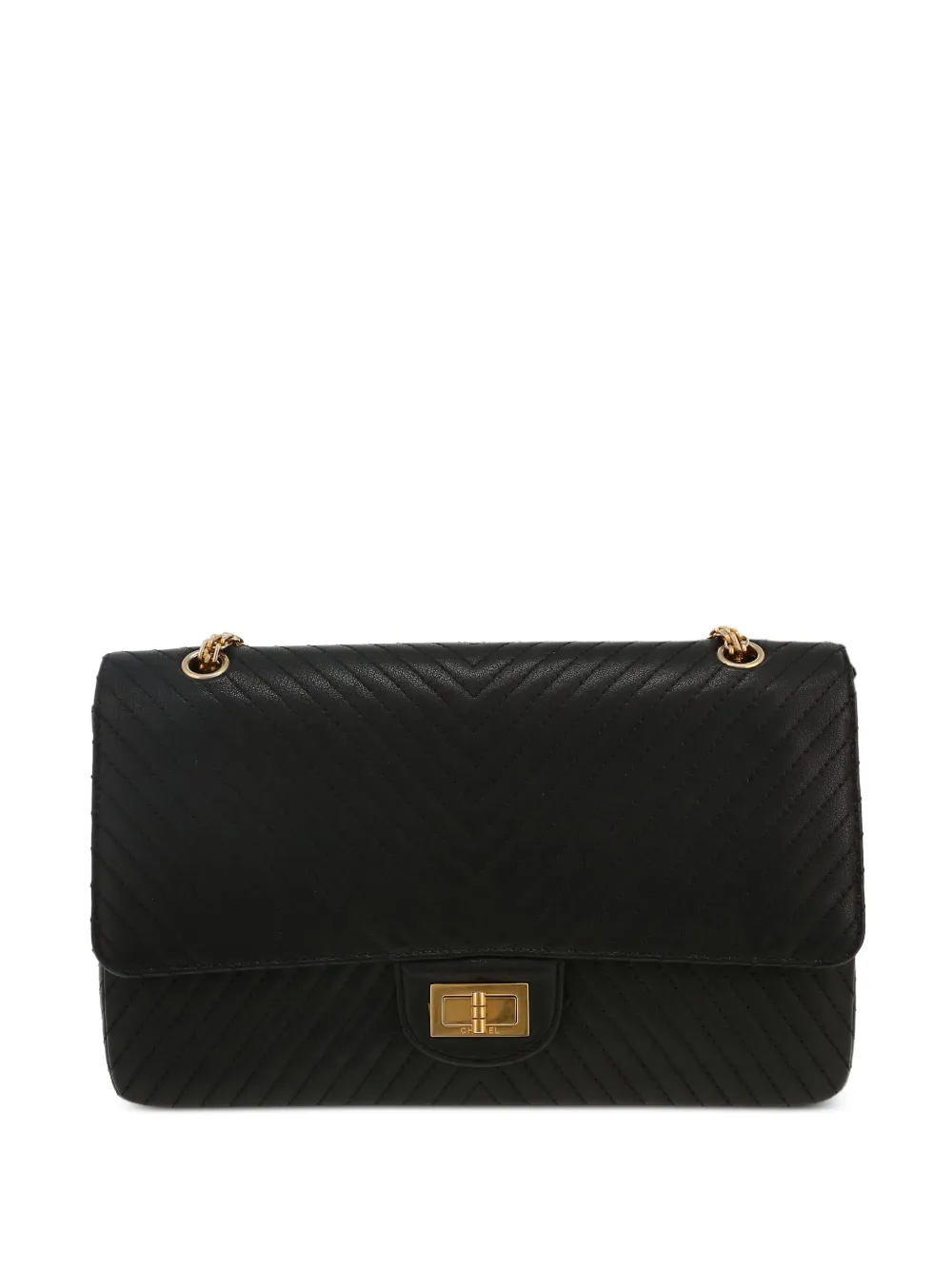 CHANEL Pre-Owned 2017 2.55 ショルダーバッグ - ブラック CHANEL Pre-Owned 2017 2.55 ショルダーバッグ - ブラック