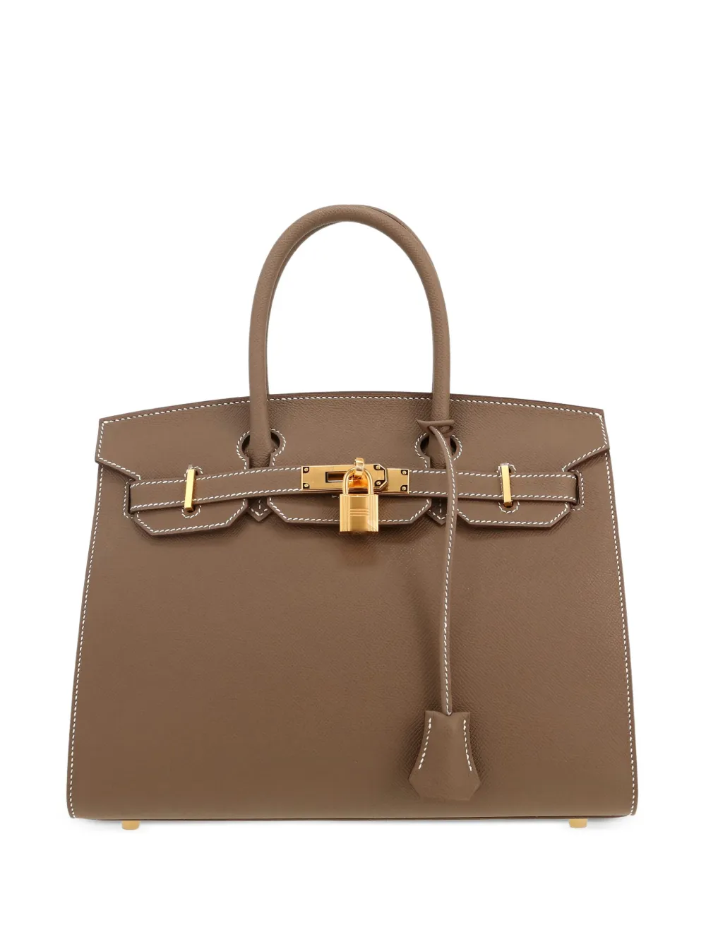 Hermès Pre-Owned 2024 バーキン 30 バッグ - ブラウン Hermès Pre-Owned 2024 バーキン 30 バッグ - ブラウン