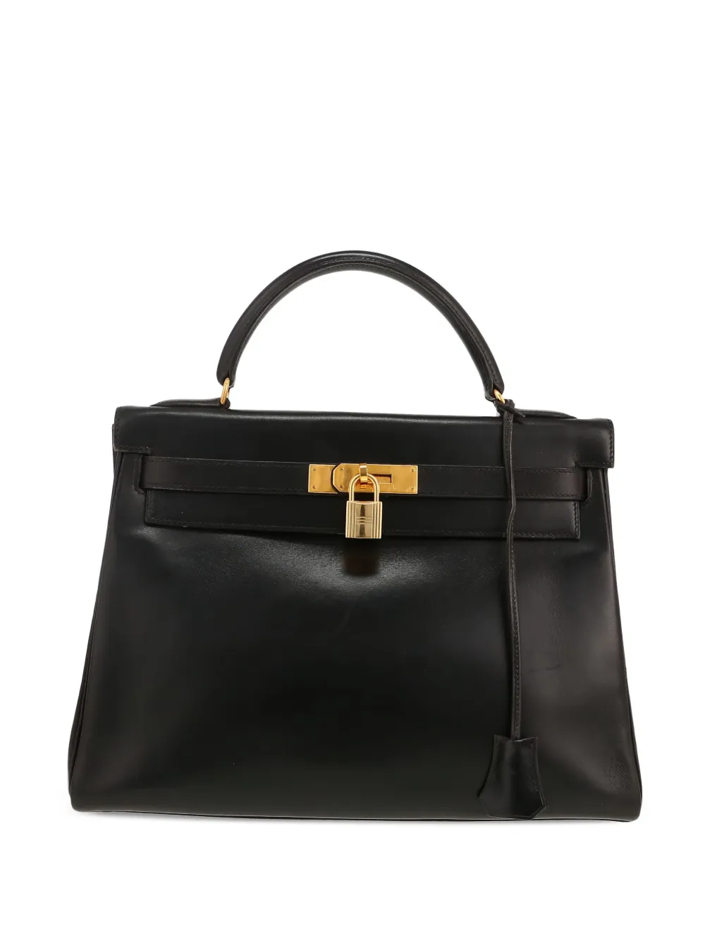 Pre-owned Hermes 1994 Kelly 32 Handbag In Black