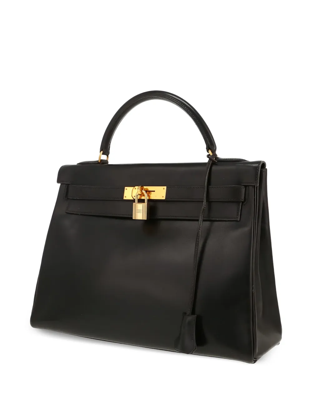 Pre-owned Hermes 1994 Kelly 32 Handbag In Black