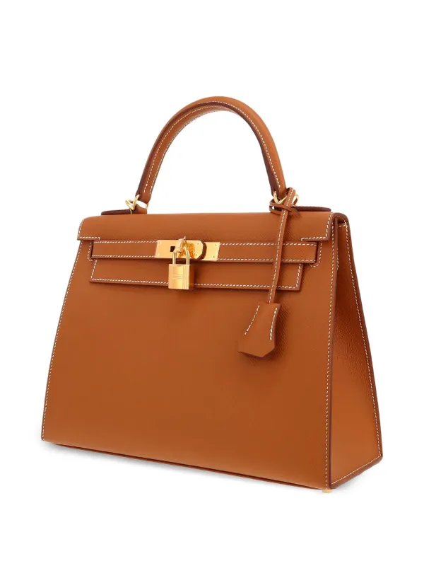 Hermès Pre-Owned 2024 ケリー 28 ハンドバッグ | ブラウン | FARFETCH JP