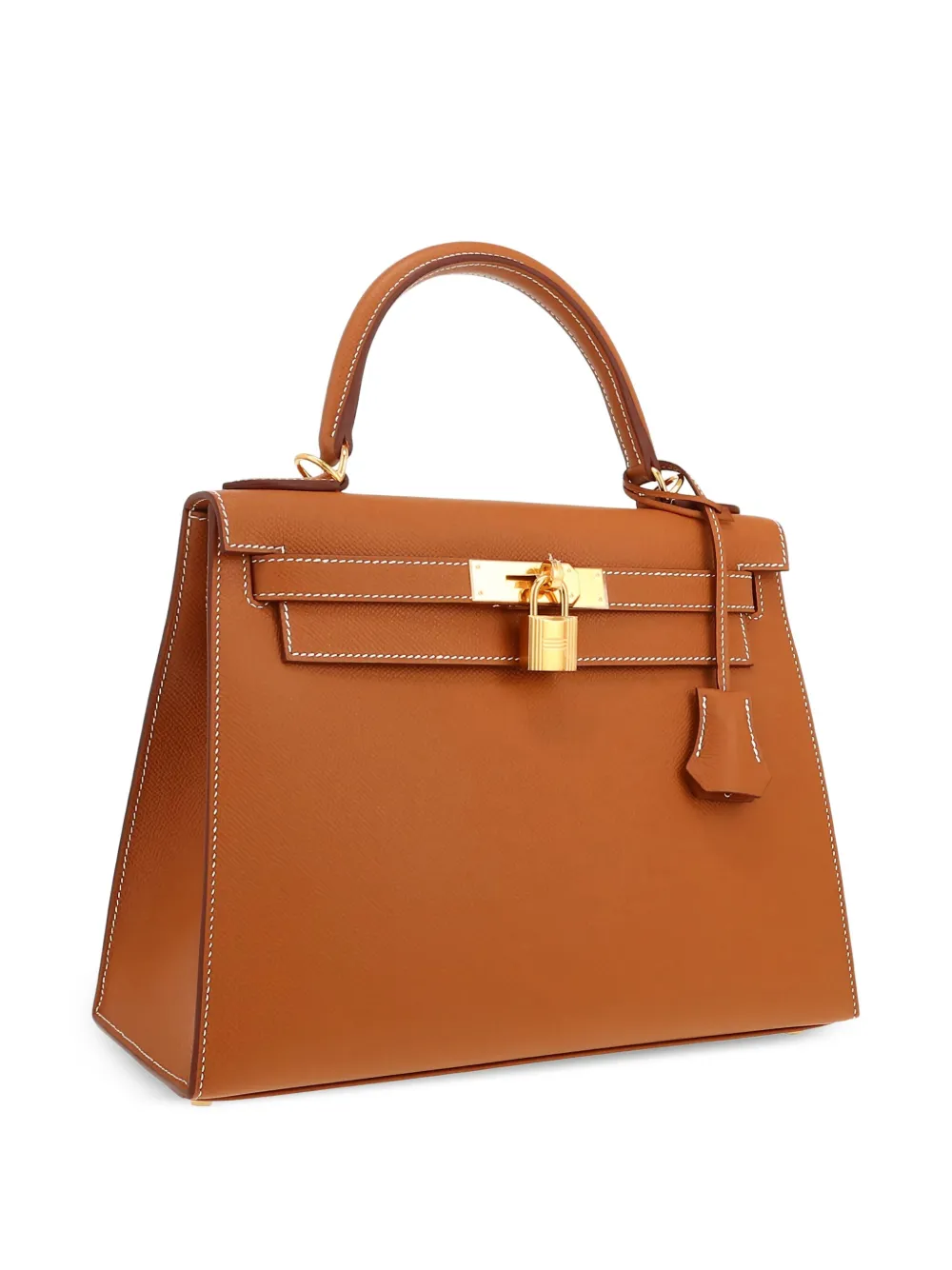 Pre-owned Hermes 2024 Kelly 28 Handbag In Brown