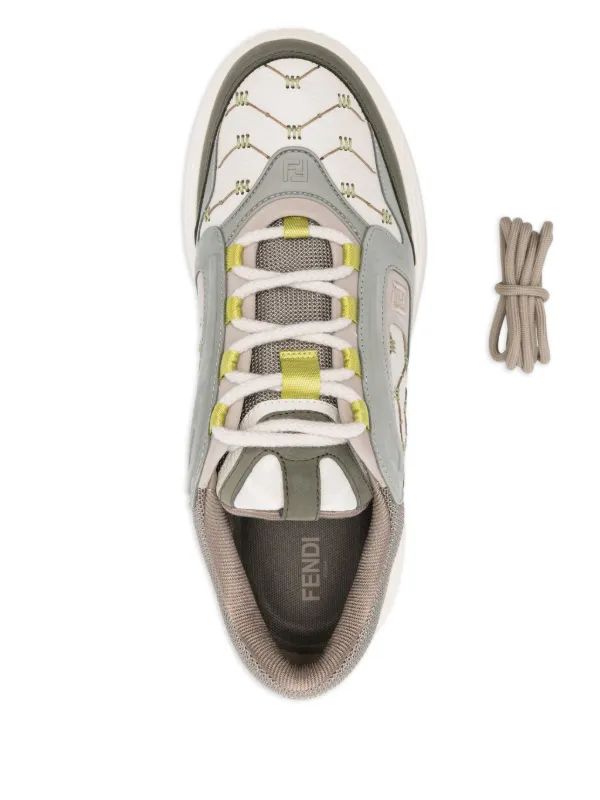 FENDI Force Sneakers | Green | FARFETCH JO