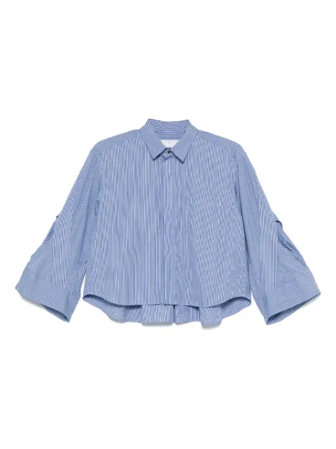 sacai striped shirt