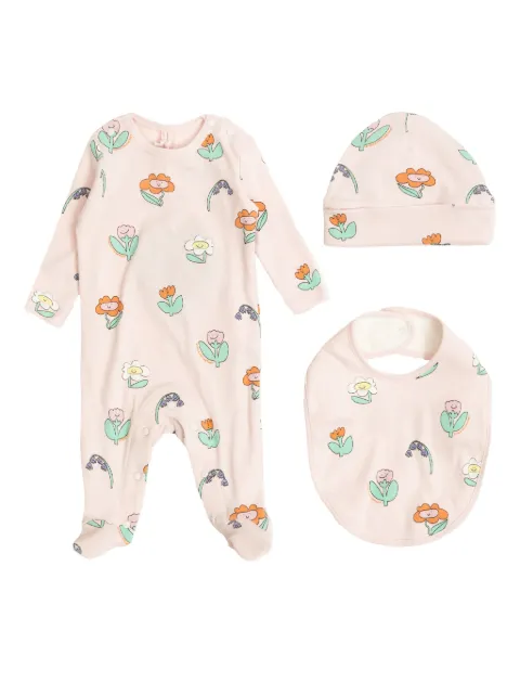 Stella McCartney Kids floral-print babygrow (set of three)