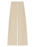 Kenzo pattern-jacquard trousers - Neutrals