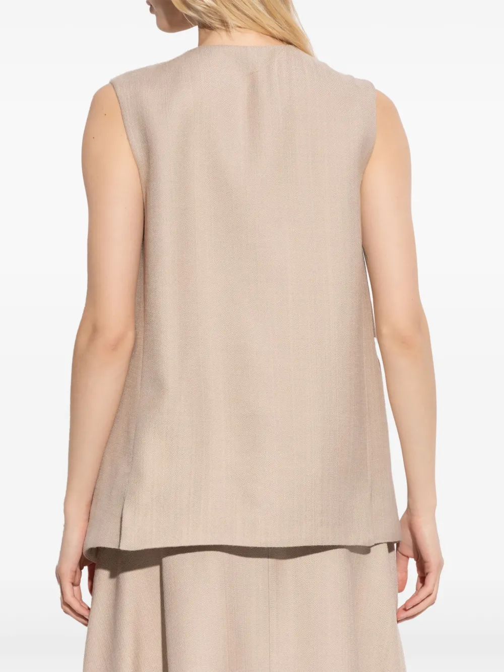 By Malene Birger Getailleerde bodywarmer Beige