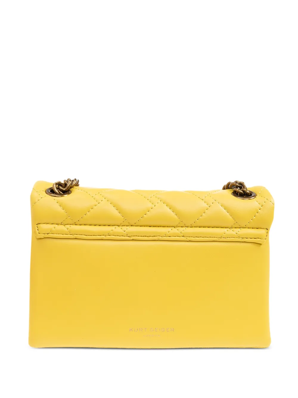 Kurt Geiger London Kensington kleine schoudertas Geel