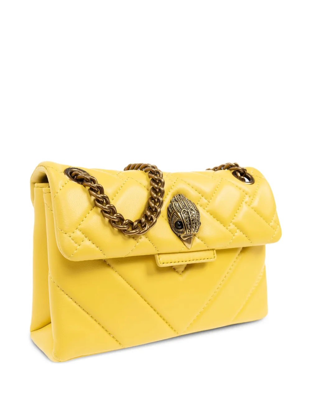 Kurt Geiger London Kensington kleine schoudertas Geel