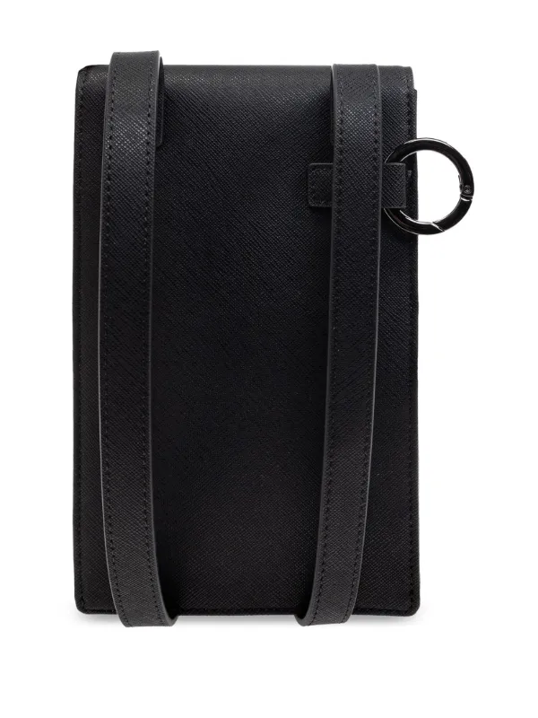 Emporio Armani Logo Messenger Bag Black FARFETCH PH