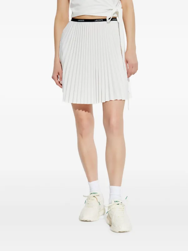 LACOSTE ホワイト プリーツスカート Lacoste プリーツ スカート | ホワイト | FARFETCH JP
