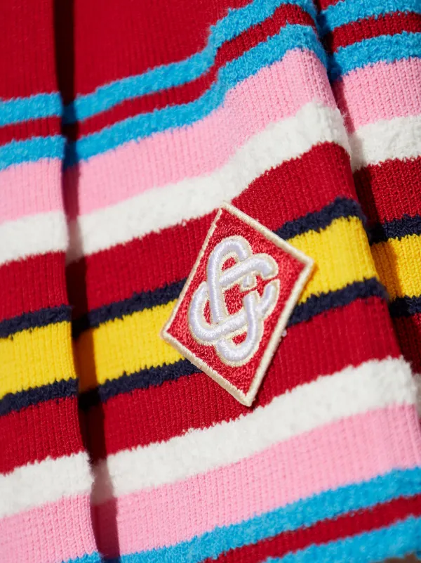 Casablanca Striped Mini Skirt | Red | FARFETCH