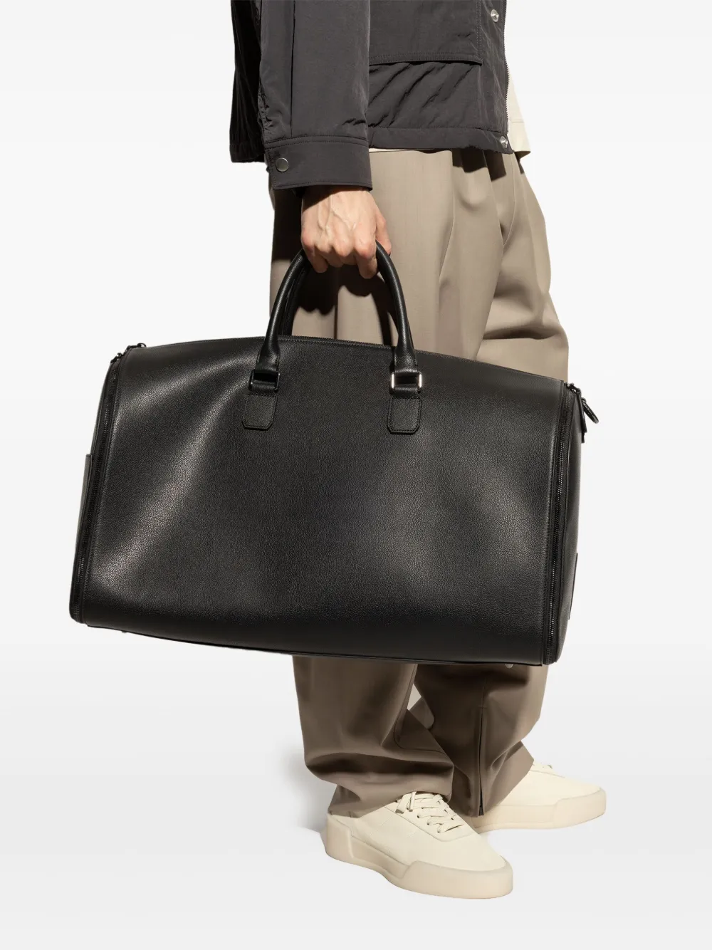 Emporio Armani resväska i läder | Image 2