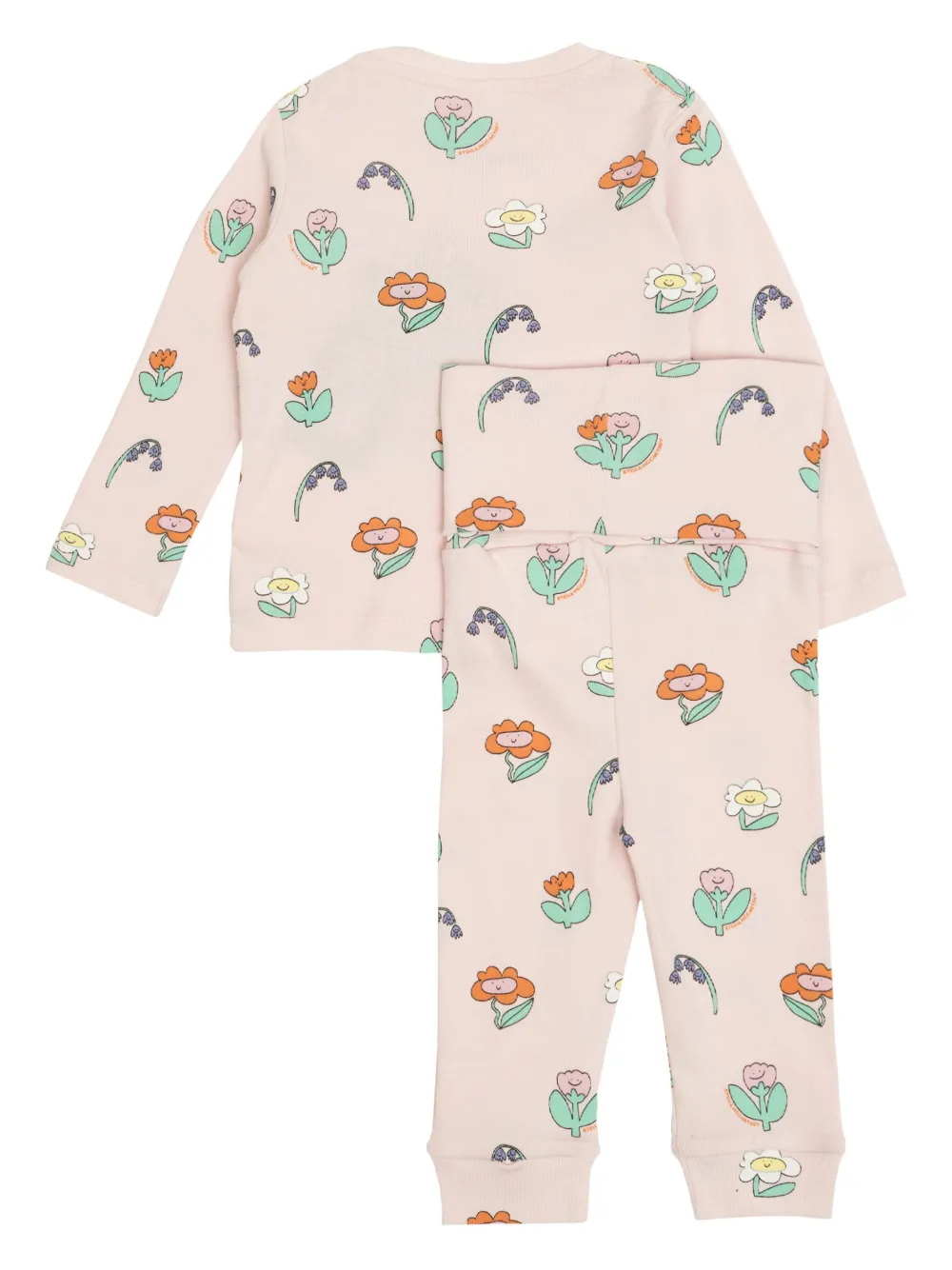 Shop Stella Mccartney Floral-print Trouser Set In Pink