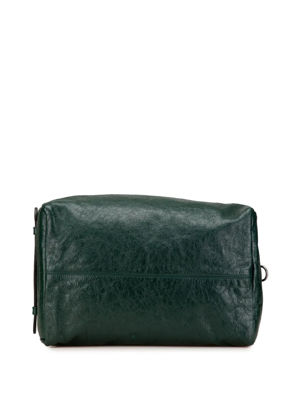 Pre-owned Gucci 2000-2015 Gg Leather Morpheus Satchel In Green