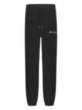 FLÂNEUR embroidered track pants - Black