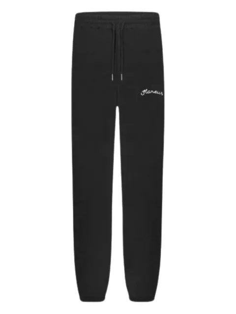 FLÂNEUR embroidered track pants