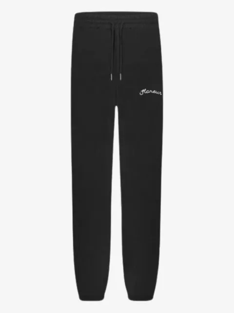 FLÂNEUR embroidered track pants