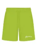FLÂNEUR signature-logo track shorts - Green