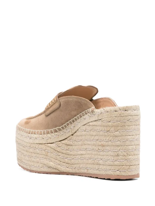 GIANVITO ROSSI☆関税込☆Maxilla 105 エスパドリーユ ミュール Gianvito Rossi Maxilla 105mm エスパドリーユ | ニュートラル
